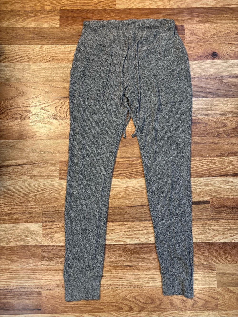 Aerie Knit Ribber Lightweight Drawstring Jogger Loungewear Pants Womens Size M